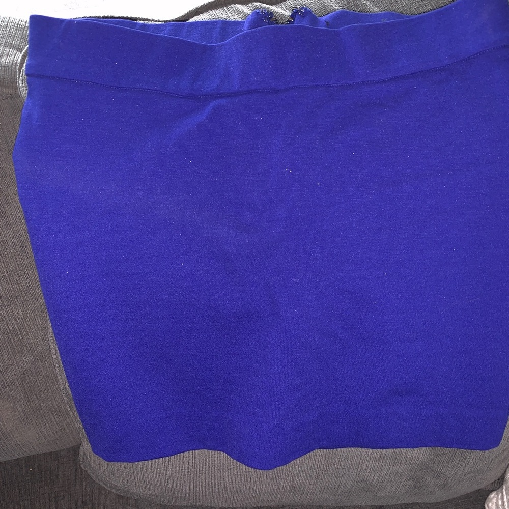 EUC ROYAL BLUE MINI SKIRT